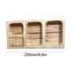 thumbnail image 3 of Tablero de talla de madera del bloque de carnicero del hogar con los accesorios de la cocina de los contenedores, 3 of 5