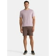 thumbnail image 2 of Athletic Works Men's and Big Men's Fusion Double Knit Shorts 8" Inseam, Sizes S-5XL, 2 of 5