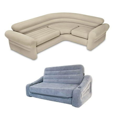 Intex Inflatable Corner Sectional Sofa Queen Pull Out Intex Inflatable Corner Sectional Sofa Queen Pull Out Airbed