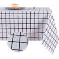 thumbnail image 1 of Vinyl Table Cloth, Oil-Proof Spill-Proof 100% Waterproof PVC Square Tablecloth, Wipeable Plastic Table Cover for Outdoor, Picnic, Camping, 1 of 5