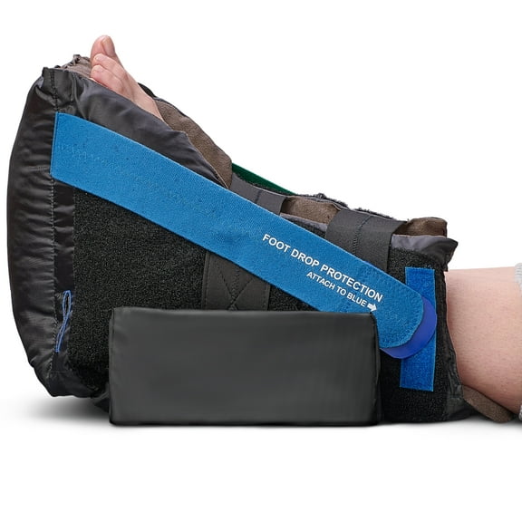 HeelMedix Advanced Heel Protector with Stabilizer Wedg, 14.9 x 7 x 11 inches, 11-to-19-inch Calf Circumference, One Boot, Standard Size