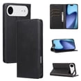 thumbnail image 1 of Étui Portefeuille pour iPhone Air avec Fentes pour Cartes et Support - Étui de Protection à Rabat Noire, 1 of 5