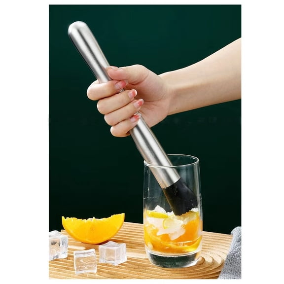 Vruelia Clearance Bar Home Stainless Mixer Muddler Drink Steel Pestle Tools & Home Improvement