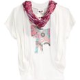 thumbnail image 1 of Conjunto de 3 piezas para niñas Belle du Jour Cárdigan suéter blanco L (16), 1 of 1
