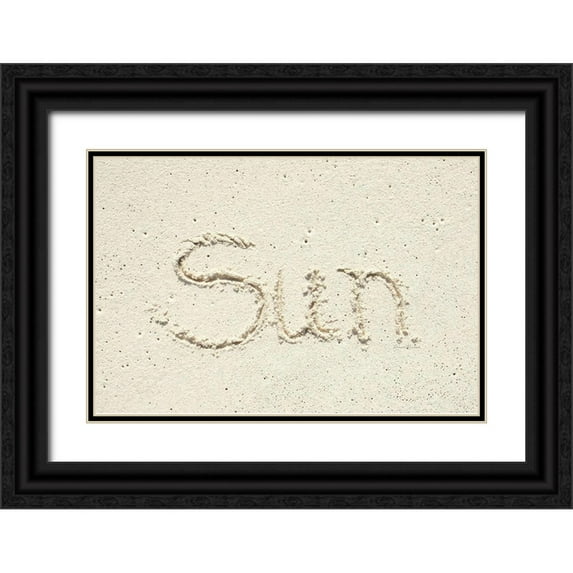 Murdock, Ramona 24x17 Black Ornate Wood Framed with Double Matting Museum Art Print Titled - Sun