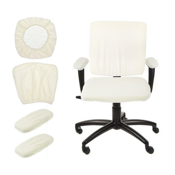 Computer Office Chair Cover with Armrest Cover for Computer Chair, Desk Chairs Beige