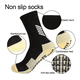 thumbnail image 2 of Set 2 Par Calcetines  Bloosom Antideslizantes Con Espinilleras Para Fútbol Negro, 2 of 4