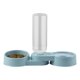 thumbnail image 1 of Bebedero y comedero automático plegable para mascotas, diseño doble con dispensador de agua, fácil de limpiar y seguro, ideal para gatos y perros, color azul, modelo EZ-2002., 1 of 6