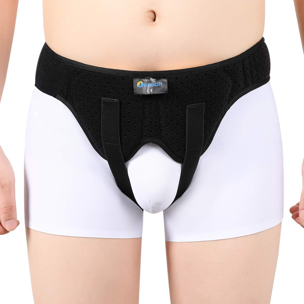 Tenbon Ceinture Inguinale pour Hernie Simple double avec 2 Coussinets de Compression TG Walmart