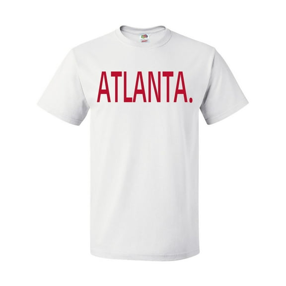 Inktastic Atlanta in Red Text T-Shirt