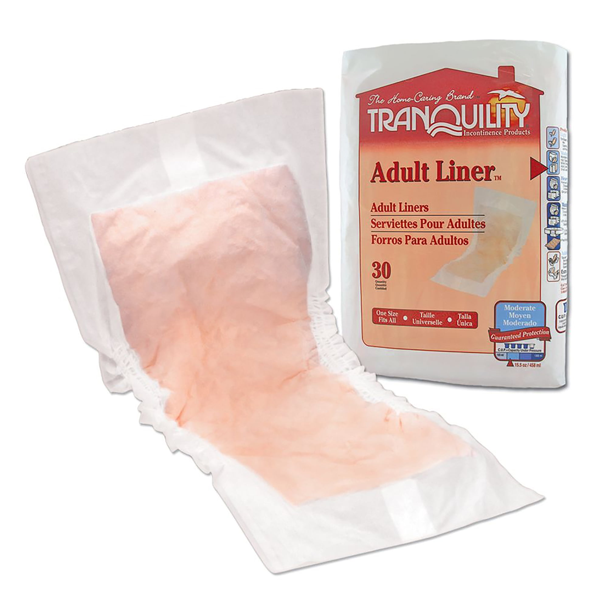 Tranquility Unisex Incontinence Liner Adult 9 X 24"