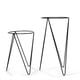 thumbnail image 4 of Set Duo Macetas De Plástico Textura Blanco Ch Bases Metal Negro Int/ext Macetas y Maceteros Estilo moderno, elegante y minimalista., 4 of 5