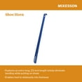 thumbnail image 2 of Mckesson Shoehorn, 23" Long Handle, Blue, Hook End, 1 Ct, 2 of 8