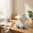 thumbnail image 6 of Adorable Plush Sheep Toy Stuffed Animal Soft Cuddly Doll for Kids Cute Realistic Animal Plushie Decorative Pillow for Birthday Festival Gift Party Favors Home Decor, 6 of 9