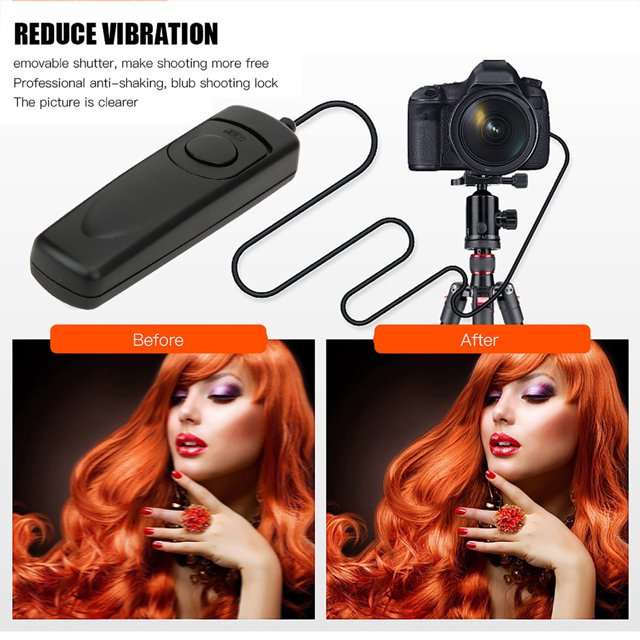 Control remoto del disparador de cámara SLR Ecomeon MC-DC2 para Nikon Z7 Z6 D7500 D7200 D7100 D90