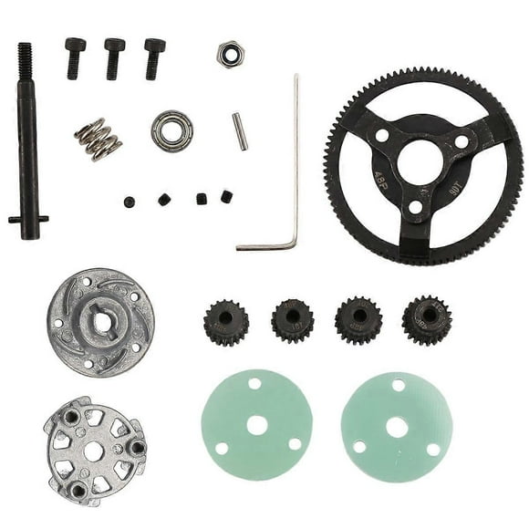 Metal 0.8M 48P Spur Gear & -Gear Sets 90T