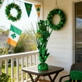 thumbnail image 2 of St. Patrick's Day Centerpiece, Trefoil Floral Arrangement, Green Tabletop Bouquet Decor(Green), 2 of 6