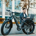 thumbnail image 3 of VEEFA Electric Bike for Adults 26" x 4.0" Fat Tire Ebike up to 28Mph Power by Peak 1000W Motor 48V 13Ah Built-in Removable Battery Mountain Bike UL 2849, 3 of 9