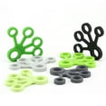thumbnail image 4 of facefd 2pcs/set Silicone Hand Grip Strengthener Stretcher Hand Exercise Fitness Grip Hand Trainer Ring, 4 of 4