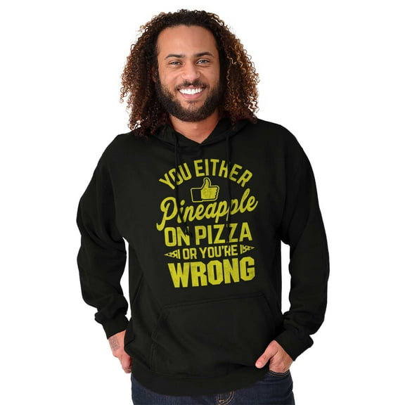 Like Pineapple Pizza Debate Opinion Hoodie Sweatshirt Women Men Brisco Brands S