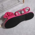 thumbnail image 5 of AUDeals Women’s Ankle Strap Bowknot Flat Sandals Open Toe Dressy Slip On Summer Beach Holiday Casual Shoes (Hot Pink, 7.5), 5 of 7