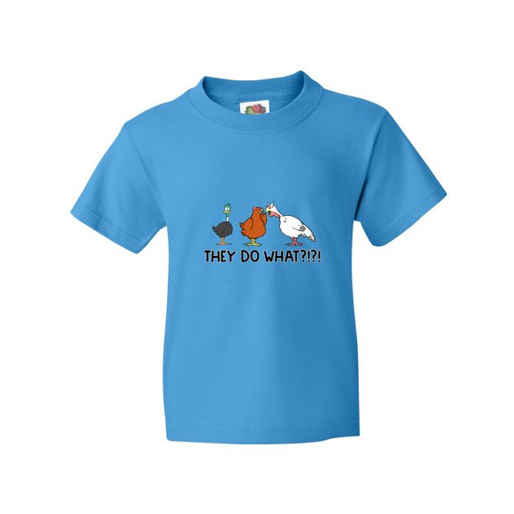Inktastic Thanksgiving Turducken Rumors 'They Do What?' Youth T-Shirt
