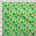 thumbnail image 4 of oneOone Polyester Spandex Green Fabric Floral Dress Material Fabric Print Fabric By The Yard 56 Inch Wide, 4 of 4