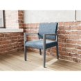 thumbnail image 5 of Pemberly Row Chaise d'Attente pour Invités avec Cadre en Bois, Bleu, 5 of 5