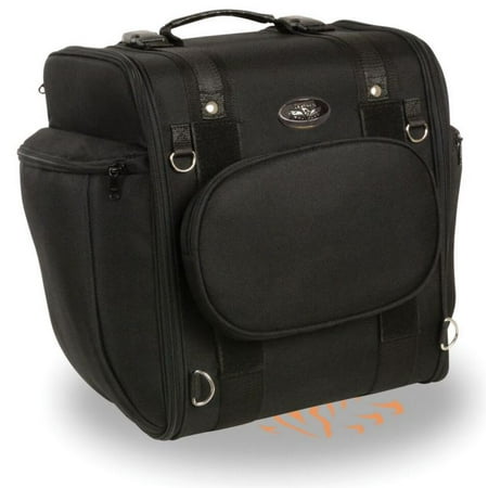 - Milwaukee Medium Nylon Back Rest Sissy Bar Rack Bag