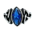 thumbnail image 1 of Sonducket Anillo de cristal para hombre, ceremonia de boda, estilo Retro, anillos de acero portátiles, decoración de mano para hombre, Ropa, zapatos y accesorios Miscelánea Azul Talla 9, 1 of 6