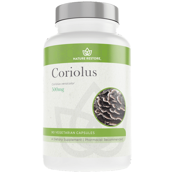 Coriolus Versicolor Mushroom Extract Supplement, 30 Polysaccharides