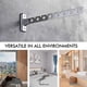 thumbnail image 5 of 2Pcs Wall Mounted Clothes Hanger Clothes Drying Rack Drying Rack 90 Rotation Wall Mounted Foldable Clothes Rack with Screws and Anchors, 5 of 5