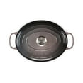 thumbnail image 4 of Le Creuset Enameled Cast Iron Signature Oval Dutch Oven, 5 qt. , Oyster Oyster 5 Qt, 4 of 7