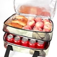thumbnail image 5 of Rabbit Double Layered Insulated Lunch Bag with Refrigerated Compartment, Large Capacity Handheld Meal Bag for Men and Women - 7.1x11.4x16.1 inches, 5 of 6