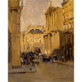 thumbnail image 2 of Frank Edwin Scott 20x24 Black Ornate Framed Double Matted Museum Art Print Titled: Saint Roche, Rue Saint Honore, 2 of 5