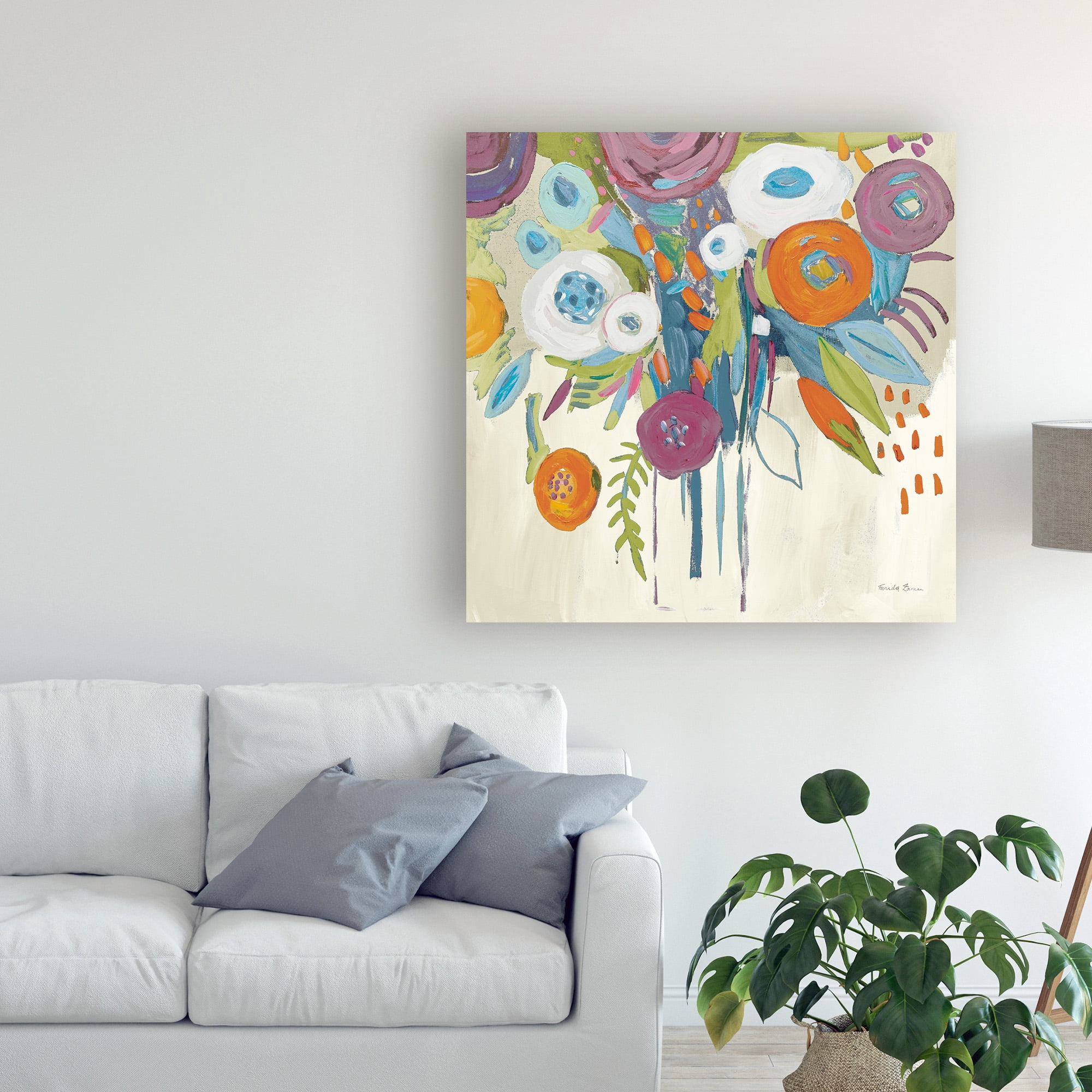 Trademark Fine Art 'Midnight Magic Autumn' Canvas Art by Farida Zaman