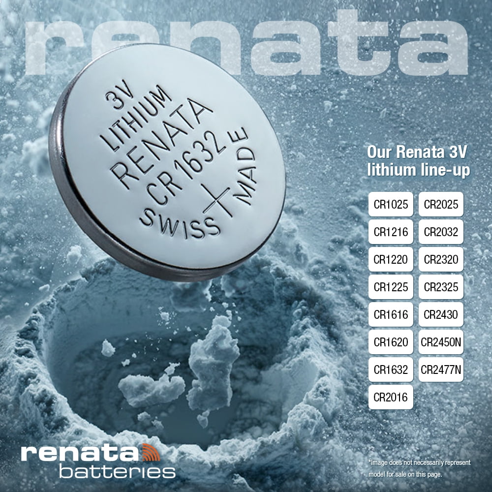 5 x Renata  2325 Lithium Batteries 3v CR2325 BR2325 