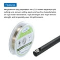 thumbnail image 4 of Uxcell 100m Molybdenum Screen Cutting Wire Line with Handle Phone LCD Cutting Wire Glass Separate Repair Tool,0.035mm, 4 of 5