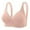 Pink, variant on Women Wirefree Support Bra Plus Size Seamless Maternity Bra Comfortable Breathable Underwire Support Four Hook Back Closure Enhancing Lift Design 44/100 Purple