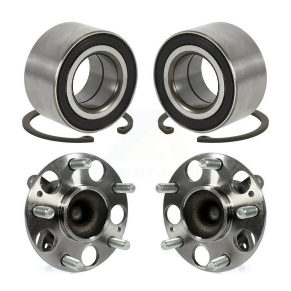 Kugel Front Rear Wheel Bearing and Hub Assembly Kit for Car Honda Civic Acura ILX - Left Right Side (Driver Passenger) K70-102011