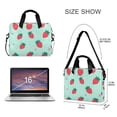 thumbnail image 3 of FORMRS 16" Laptop Bag Carrying Sleeve Case with Handle Travel Shoulder Briefcase, Green Strawberry, 3 of 8