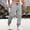 Gray, variant on FRSASU Mens Cargo Joggers Pants Elastic Waist Drawstring Baggy Sweatpants Techwear Pants for Men Navy