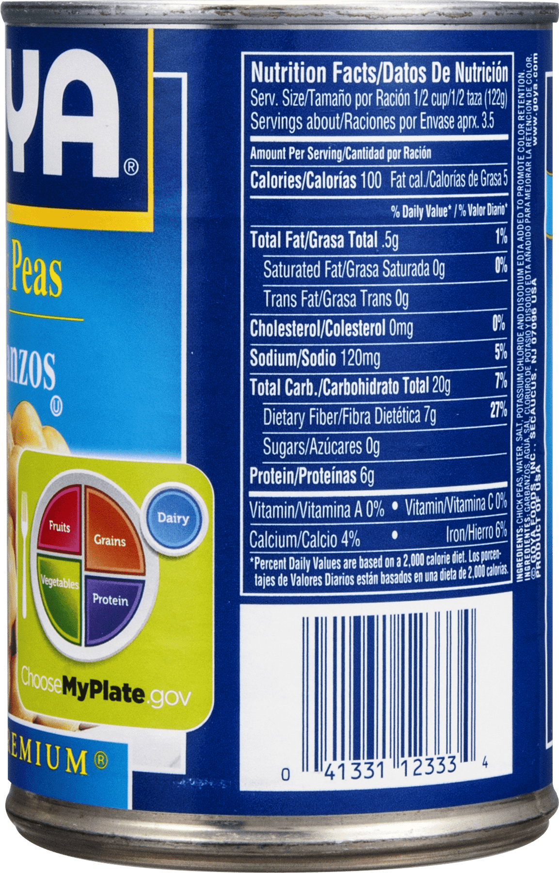 35 Goya Chickpeas Nutrition Label Labels Design Ideas 2020
