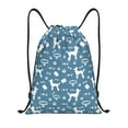 thumbnail image 1 of Lukts Sac à Dos à Cordon Motif Chien Sac de Sport Sac de Gym Sac à Dos à Cordon Sac de Sport Sac de Gym Cinch Sac à Dos Moyen, 1 of 6