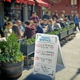 thumbnail image 6 of White Double Sided Multi-Purpose Write-On and Adhesive Sidewalk Board 19.75"W X 34.65"H, 6 of 6