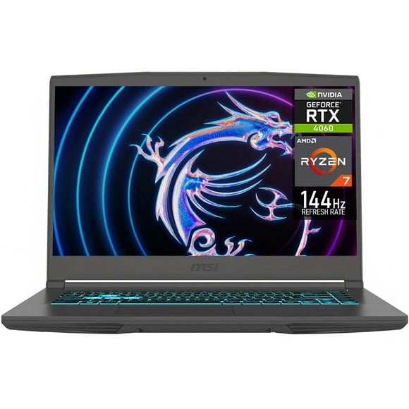 Laptop Gamer MSI Thin A15 NVDIA GeForce RTX 4060 AMD Ryzen 7 7735HS 16GB RAM 1TB SSD 15.6" Windows 11 Home Teclado en Español