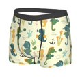 thumbnail image 2 of Wukai Seahorse Print Men’s Underwear Breathable Boxer Briefs,&nbsp;Moisture Wicking & Breathable-, 2 of 7