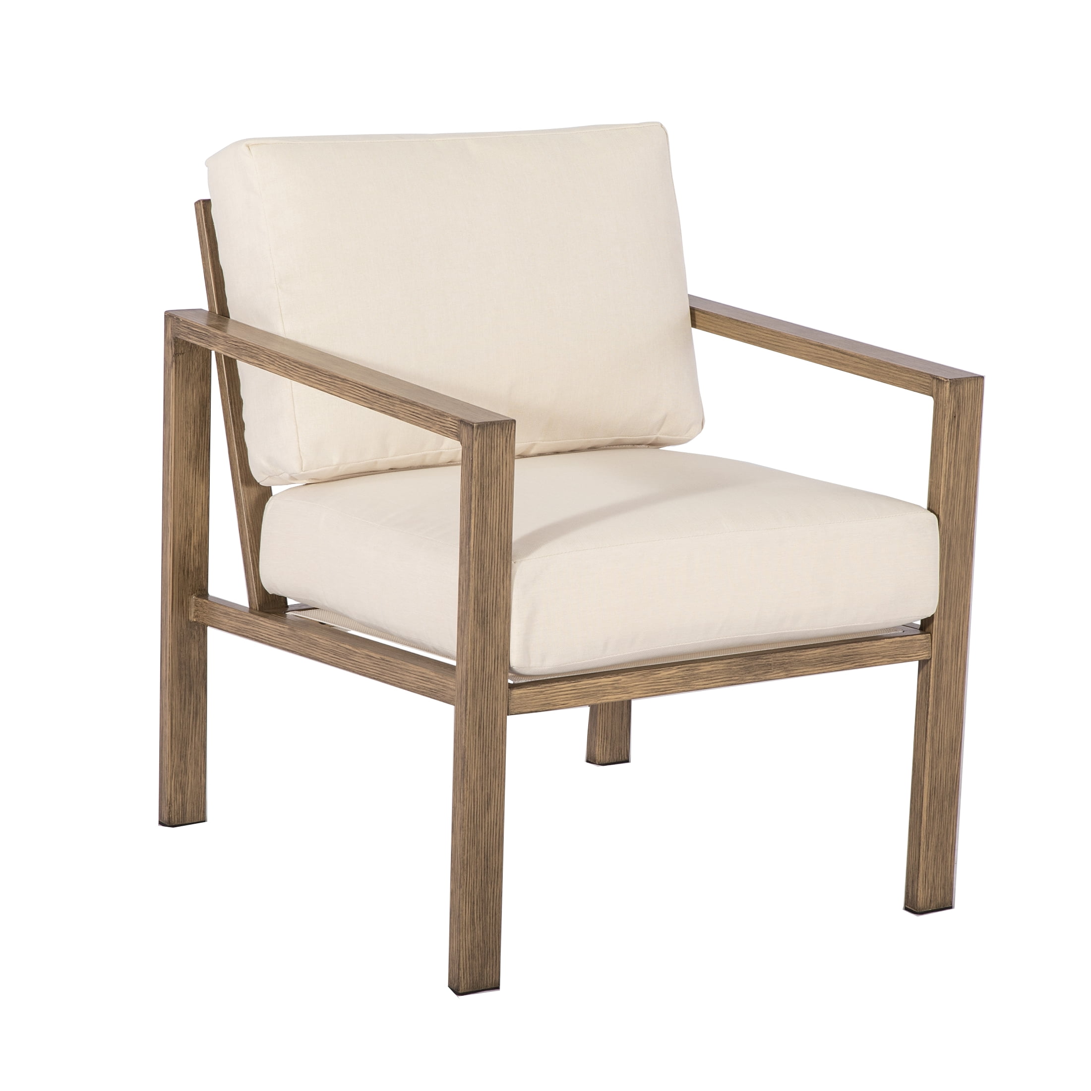 Mainstays Dashwood 4-Piece Outdoor Patio Conversation Set, Cream