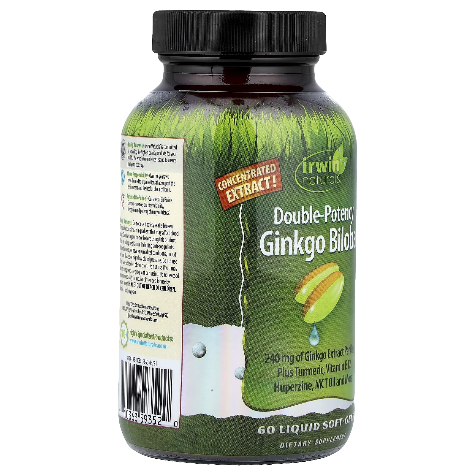 ginkgo biloba and acetyl l carnitine Double-Potency Baca Architects elevate residences Strenght:250mg brightening serum 30g