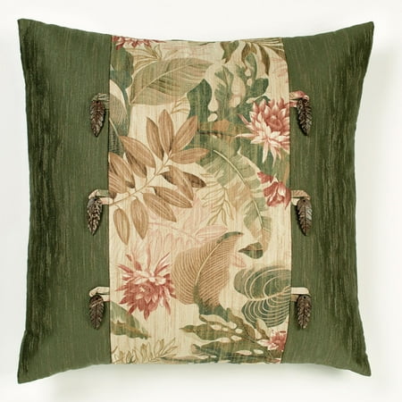 Tropical Haven Tailored Padded Sham Double Flange Multi Warm European Sham Tailored European